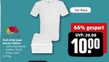 Herren-T-Shirts Angebote von Fruit of the Loom bei REWE Köln für 10,00 €