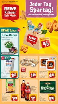 Aktueller REWE Prospekt für Hettstedt mit  Seiten