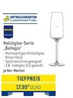 Aktuelle Sekt Angebote bei METRO in Stuttgart Aktuelles Kelchglas-Serie „Bellagio“ Angebot bei METRO in Stuttgart ab 21,41 €