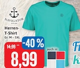 Herren-T-Shirt Angebote von Navigator bei Kaufhaus Stolz Rostock für 8,99 €