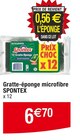 Promo Gratte-éponge microfibre à 6,70 € dans le catalogue Cora à Eaubonne