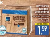 Bayrisches Roggenvollkornbrot von Edeka im aktuellen EDEKA Prospekt für 1,59 €