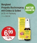 Propolis Rachenspray mit Cistus & Salbei von Bergland im aktuellen V-Markt Prospekt für 6,99 €