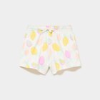 Short molletonné à taille élastiquée ecru fille - La Halle Short molletonné à taille élastiquée ecru fille à 5,99 € dans le catalogue La Halle