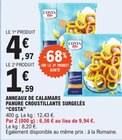 Anneaux de calamars panure croustillante surgelés - COSTA dans le catalogue E.Leclerc