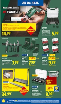 Zangen-Set Angebot im Lidl Prospekt, gültig von 10.11.2025 bis 15.11.2025 Zangen-Set Angebot im aktuellen Lidl Prospekt auf Seite 44