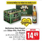 EDEKA Edesheim - Edel-Export Angebot im Prospekt Edel-Export bei EDEKA im Edesheim Prospekt für 14,49 €