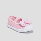 Babies en toile avec noeuds rose fille - LH - La Halle Babies en toile avec noeuds rose fille - LH à 9,99 € dans le catalogue La Halle