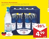 Mineralwasser im Angebot bei Netto Marken-Discount in Pforzheim Mineralwasser Angebote von Gerolsteiner bei Netto Marken-Discount Pforzheim für 4,99 €
