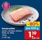 Entenbrustfilet bei Netto Marken-Discount im Prospekt "" für 1,19 €