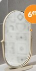 Miroir ovale pivotant en promo chez B&M Reims à 6,99 €