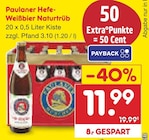 Netto Marken-Discount Lichtenstein - Hefe-Weißbier Naturtrüb Angebot im Prospekt Hefe-Weißbier Naturtrüb bei Netto Marken-Discount im Lichtenstein Prospekt für 11,99 €