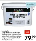 Innenfarbe "Ruß- & Nikotin-Deckweiß" von VINCENT im aktuellen Hellweg Prospekt für 79,99 €