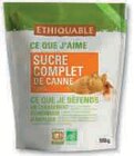 Sucre complet de canne en poudre bio - ETHIQUABLE en promo chez Super U Sucre complet de canne en poudre bio - ETHIQUABLE dans le catalogue Super U