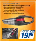 Akku-Handstaubsauger 12572 Angebote von CLEANmaxx bei famila Nordost Falkensee für 19,99 €