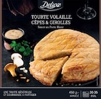 Tourte volaille cèpes et girolles - Deluxe en promo chez Lidl Tourte volaille cèpes et girolles - Deluxe dans le catalogue Lidl