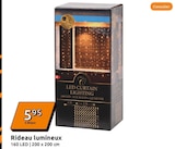 Rideau lumineux en promo chez Action Châtillon à 5,95 €