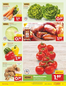 Gemüse im Netto Marken-Discount Prospekt "Aktuelle Angebote" mit 59 Seiten (Heidelberg)