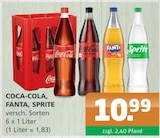 Coca-Cola Angebote bei Getränke A-Z Neubrandenburg für 10,99 €