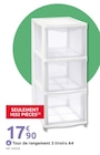 Mr.Bricolage Gap - Promo Tour de rangement 3 tiroirs A4 Promo Tour de rangement 3 tiroirs A4 à 17,90 € dans le catalogue Mr.Bricolage à Gap