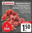 Aktuelles Zwiebemettwurst oder Schinkenzwiebelmettwurst mit Paprika Angebot bei EDEKA in Recklinghausen ab 1,50 €