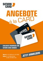 Saturn Prospekt für Neuss mit 1 Seiten Saturn Prospekt für Neuss: "ANGEBOTE a la CARD", 1 Seiten, 13.07.2020 - 20.07.2020