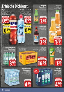 Cola im EDEKA Prospekt "Aktuelle Angebote" mit 26 Seiten (Arnsberg)