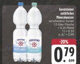 Natürliches Mineralwasser Naturell Angebote von Gerolsteiner bei EDEKA Ansbach für 0,79 €