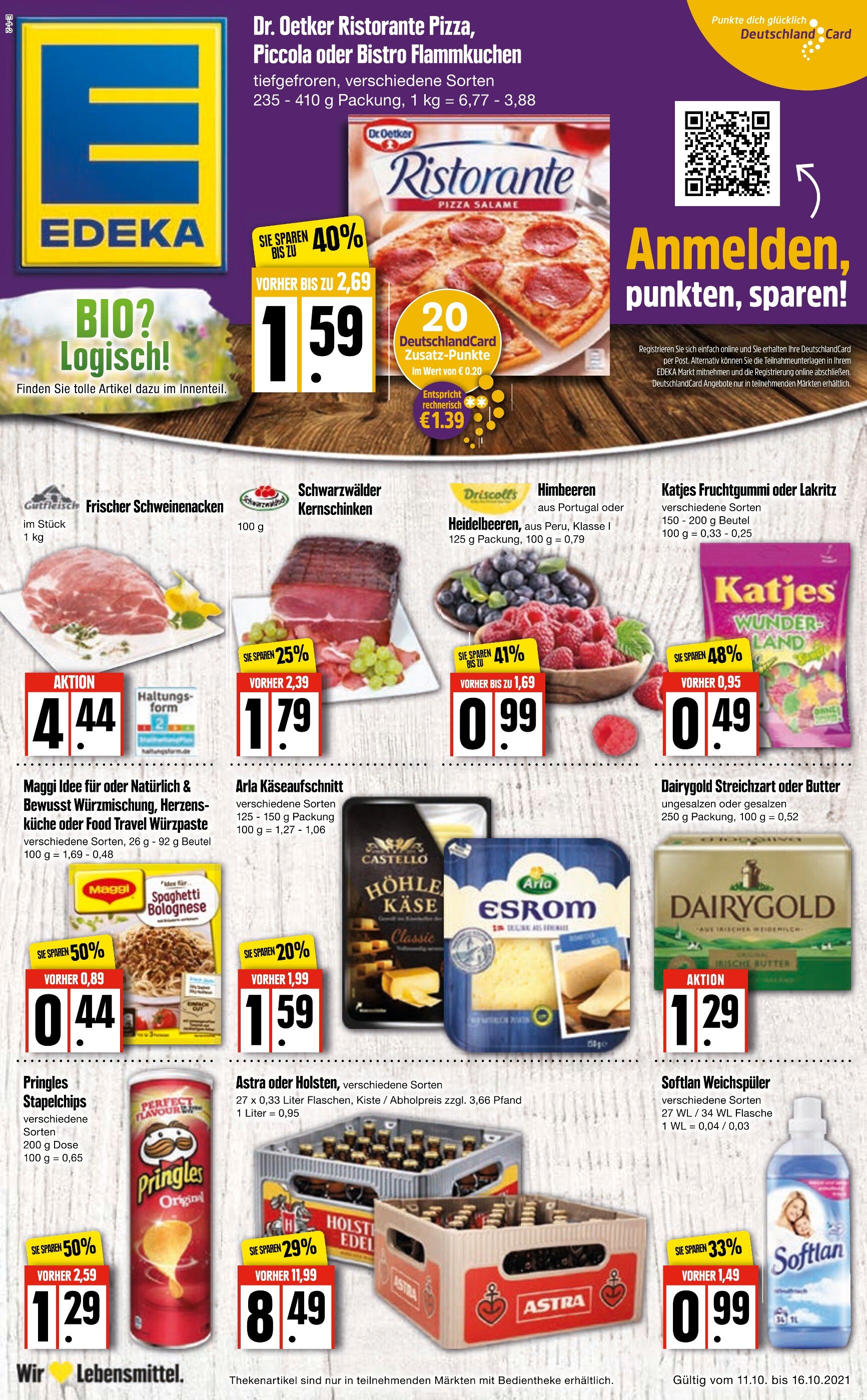 EDEKA Prospekt für Rendsburg mit 20 Seiten EDEKA Prospekt für Rendsburg: "Aktuelle Angebote", 20 Seiten, 11.10.2021 - 16.10.2021