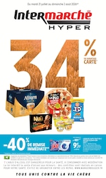 Catalogue Intermarché Hyper à Briançon, avec 32 pages Prospectus Intermarché Hyper à Briançon, "34% EN AVANTAGE CARTE", 32 pages, 21/07/2026 - 02/08/2026