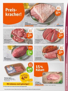 Rindfleisch im tegut Prospekt "tegut… gute Lebensmittel" mit 23 Seiten (Jena)