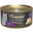 Aktuelles Miamor Feine Filets Naturell Huhn & Ente 80 g Angebot bei Zookauf in Bremen ab 0,99 €