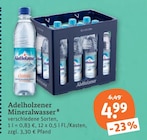 Mineralwasser von Adelholzener im aktuellen tegut Prospekt für 4,99 €
