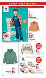 Promos Chaussures dans le catalogue "LES PRIX BAS Spécial rentrée" de Hyper U Chaussures en promo dans le catalogue Hyper U à la page 44