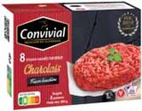 Promo 8 Steaks Hachés Pur Bœuf Charolais Surgelés à 9,99 € dans le catalogue Intermarché à Cléry-Saint-André