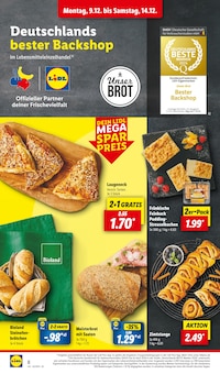 Bio Brot Angebot im aktuellen Lidl Prospekt auf Seite 8