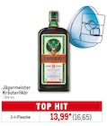 Kräuterlikör Angebote von Jägermeister bei Metro Dorsten für 16,65 €