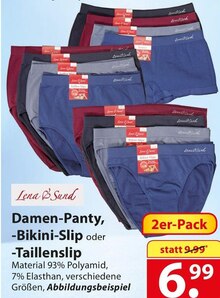 Lena Sund Damen-Panty, -Bikini-Slip oder -Taillenslip bei famila Nordost in Hannover Lena Sund Damen-Panty, -Bikini-Slip oder -Taillenslip im Angebot bei famila Nordost Hannover für 6,99 €
