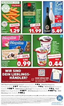 Jacobs im aktuellen Kaufland Prospekt (Heilbronn) Jacobs im Kaufland Prospekt "Aktuelle Angebote" mit 54 Seiten (Heilbronn)