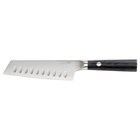 Santoku-Messer Damaszener Stahl/schwarz im IKEA Prospekt Santoku-Messer Damaszener Stahl/schwarz von FJÄLLRÖDING im aktuellen IKEA Prospekt für 29,99 €