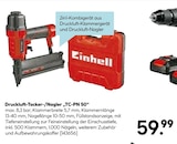 Druckluft-Tacker-/Nagler „TC-PN 50“ von Einhell für 59,99 € bei Hellweg im Angebot Druckluft-Tacker-/Nagler „TC-PN 50“ von Einhell im aktuellen Hellweg Prospekt