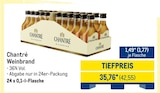Weinbrand Angebote von Chantré bei METRO Wuppertal für 42,55 €
