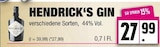 Gin im EDEKA Prospekt Gin von Hendrick's im aktuellen EDEKA Prospekt für 27,99 €
