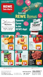 REWE Prospekt "Dein Markt" für Mülheim, 32 Seiten, 30.12.2024 - 04.01.2025