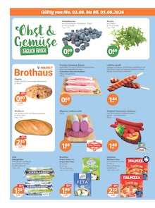 V-Markt Prospekt der aktuellen Woche, gültig von 03.08.2026 bis 05.08.2026 Aktueller V-Markt Prospekt "V-Markt einfach besser einkaufen" mit 3 Seiten