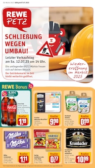 REWE Wissen Prospekt "Dein Markt" mit 28 Seiten