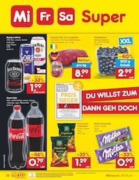 Coca Cola Angebot im aktuellen Netto Marken-Discount Prospekt auf Seite 38