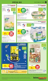 Prix et réduction Lait Bio dans le prospectus Intermarché Express en cours Offre Lait Bio dans le catalogue Intermarché Express du moment à la page 3