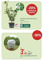 Prix et réduction Voile D'hivernage dans le prospectus Botanic en cours Offre Voile D'hivernage dans le catalogue Botanic du moment à la page 4