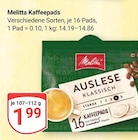 Kaffeepads von Melitta im aktuellen GLOBUS Prospekt